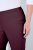 Ulla Popken 854910 Pantaloni stretch călduroși cu talie elastică Vânăt - Pantaloni din material textil - Pantaloni evazați marimi mari