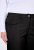 Ulla Popken 854987 Pantaloni stretch călduroși cu talie confortabilă Neagră - Pantaloni din material textil - Pantaloni evazați marimi mari