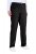 Ulla Popken 854987 Pantaloni stretch călduroși cu talie confortabilă Neagră - Pantaloni din material textil - Pantaloni evazați marimi mari