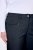 Ulla Popken 854987 Pantaloni stretch călduroși cu talie confortabilă Bleumarin - Pantaloni din material textil - Pantaloni evazați marimi mari