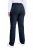 Ulla Popken 854987 Pantaloni stretch călduroși cu talie confortabilă Bleumarin - Pantaloni din material textil - Pantaloni evazați marimi mari