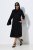 Ulla Popken 855373 Rochie din jerseu imprimată Neagră - Rochii din jerseu - 