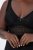 Ulla Popken 855428 Neglijeu cu dantelă Neagră - Cămăși de noapte - 
