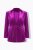 Ulla Popken 855499 Sacou din catifea cu strasuri Magenta - Sacouri - Sacouri în Mărimi Mari pentru Femei