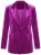 Ulla Popken 855499 Sacou din catifea cu strasuri Magenta - Sacouri - Sacouri în Mărimi Mari pentru Femei