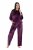 Ulla Popken 856119 Pantaloni de casă Prună - Pijamale/Haine de casă - 