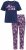 Ulla Popken 856141 Pijama cu mânecă lungă Bleumarin - Pijamale/Haine de casă - 