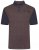 Kam Jeans 5490 Jersey Weave Contrast Polo Navy - Tricouri polo - Tricouri Polo Bărbați Mărimi Mari