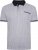 Kam Jeans 5487 Dobby Print Pique Polo White - Tricouri polo - Tricouri Polo Bărbați Mărimi Mari