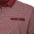  Kam Jeans 5488 Dobby Print Pique Polo Wine - Tricouri polo - Tricouri Polo Bărbați Mărimi Mari