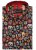 Kam Jeans 6040 Floral Skull Print Shirt Black - Cămăși - Cămăși Bărbați Mărimi Mari