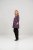 Scandinavian Caramel Flower Petals Tunic Purple - Tricouri - 