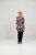 Scandinavian Caramel Flower Petals Tunic Brown - Tricouri imprimate pentru femei - 
