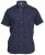 D555 Barrington Short Sleeve Shirt Navy - Cămăși - Cămăși Bărbați Mărimi Mari