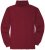 Adamo Fabio Comfort fit Turtleneck Long sleeve T-shirt Burgundy - Tricouri - Tricouri Bărbați Mărimi Mari