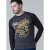 D555 Neill Long Sleeve T-shirt Black - Tricouri - Tricouri Bărbați Mărimi Mari