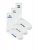 Jack & Jones Power Statements Șosete de tenis Alb 3-pack - Lenjerie intimă & costum baie - Lenjerie Intimă Bărbați Mărimi Mari