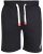 D555 Harvey Fleece Shorts Black - Pantaloni trening - Pantaloni Trening Bărbați Mărimi Mari