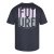 North Latitude T-Shirt With Back Print Negru - TALL T-shirts - Tricouri pentru Bărbați Înalți