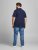 Jack & Jones Jersey Polo Navy - Tricouri polo - Tricouri Polo Bărbați Mărimi Mari