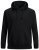 Jack & Jones Basic Hoodie Black - Pulovere & hanorace - Pulovere & Hanorace Bărbați Mărimi Mari