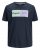 Jack & Jones Joshua T-shirt Navy - Tricouri - Tricouri Bărbați Mărimi Mari