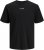 Jack & Jones JCOEDITION BERLIN T-Shirt Black - Tricouri - Tricouri Bărbați Mărimi Mari