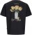 Jack & Jones Lington Back And Front Print Crew Neck T-Shirt Black - Tricouri - Tricouri Bărbați Mărimi Mari