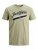 Jack & Jones JJELOGO TEE Light Green - Tricouri - Tricouri Bărbați Mărimi Mari
