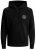 Jack & Jones JJESHARK SWEAT Hoodie Black - Pulovere & hanorace - Pulovere & Hanorace Bărbați Mărimi Mari