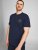 Jack & Jones JJESHARK TEE Navy - Tricouri - Tricouri Bărbați Mărimi Mari