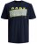 Jack & Jones JCOBOOSTER TEE Navy - Tricouri - Tricouri Bărbați Mărimi Mari