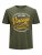 Jack & Jones JPRBLUBOOSTER TEE Khaki - Tricouri - Tricouri Bărbați Mărimi Mari