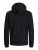 Jack & Jones JCOBERG SWEAT ZIP Hoodie Black - Pulovere & hanorace - Pulovere & Hanorace Bărbați Mărimi Mari