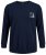 Jack & Jones JCOFILO Crew Neck Sweater with Back Print Navy Blazer - Pulovere & hanorace - Pulovere & Hanorace Bărbați Mărimi Mari