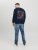 Jack & Jones JCOFILO Crew Neck Sweater with Back Print Navy Blazer - Pulovere & hanorace - Pulovere & Hanorace Bărbați Mărimi Mari
