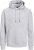 Jack & Jones BRADLEY Hoodie Light Grey Melange - Pulovere & hanorace - Pulovere & Hanorace Bărbați Mărimi Mari