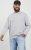 Jack & Jones BRADLEY Sweatshirt Light Grey Melange - Pulovere & hanorace - Pulovere & Hanorace Bărbați Mărimi Mari