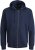 Jack & Jones BRADLEY Zip Hoodie Navy Blazer - Pulovere & hanorace - Pulovere & Hanorace Bărbați Mărimi Mari