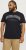Jack & Jones CALEB VARSITY O-Neck T-Shirt Black - Tricouri - Tricouri Bărbați Mărimi Mari
