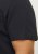 Jack & Jones CALEB VARSITY O-Neck T-Shirt Black - Tricouri - Tricouri Bărbați Mărimi Mari