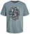 Jack & Jones JJSKULL ROCK T-Shirt Goblin Blue - Tricouri - Tricouri Bărbați Mărimi Mari