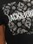 Jack & Jones JJPAISLEY T-Shirt Black - Tricouri - Tricouri Bărbați Mărimi Mari
