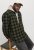 Jack & Jones ZAC Brushed Long Sleeve Overshirt Green - Cămăși - Cămăși Bărbați Mărimi Mari