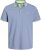 Jack & Jones PAULOS Short Sleeve Polo Light Blue/NEON - Tricouri polo - Tricouri Polo Bărbați Mărimi Mari