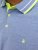 Jack & Jones PAULOS Short Sleeve Polo Light Blue/NEON - Tricouri polo - Tricouri Polo Bărbați Mărimi Mari
