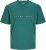 Jack & Jones STAR T-Shirt Deep Teal - Tricouri - Tricouri Bărbați Mărimi Mari