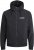 Jack & Jones RUSH SOLID Bomber Jacket with Hood Black - Geci - Geci Bărbați Mărimi Mari