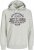 Jack & Jones 2 COL LOGO Hoodie White Melange - Pulovere & hanorace - Pulovere & Hanorace Bărbați Mărimi Mari