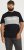 Jack & Jones LEGACY BLOCKING T-Shirt Black - Tricouri - Tricouri Bărbați Mărimi Mari